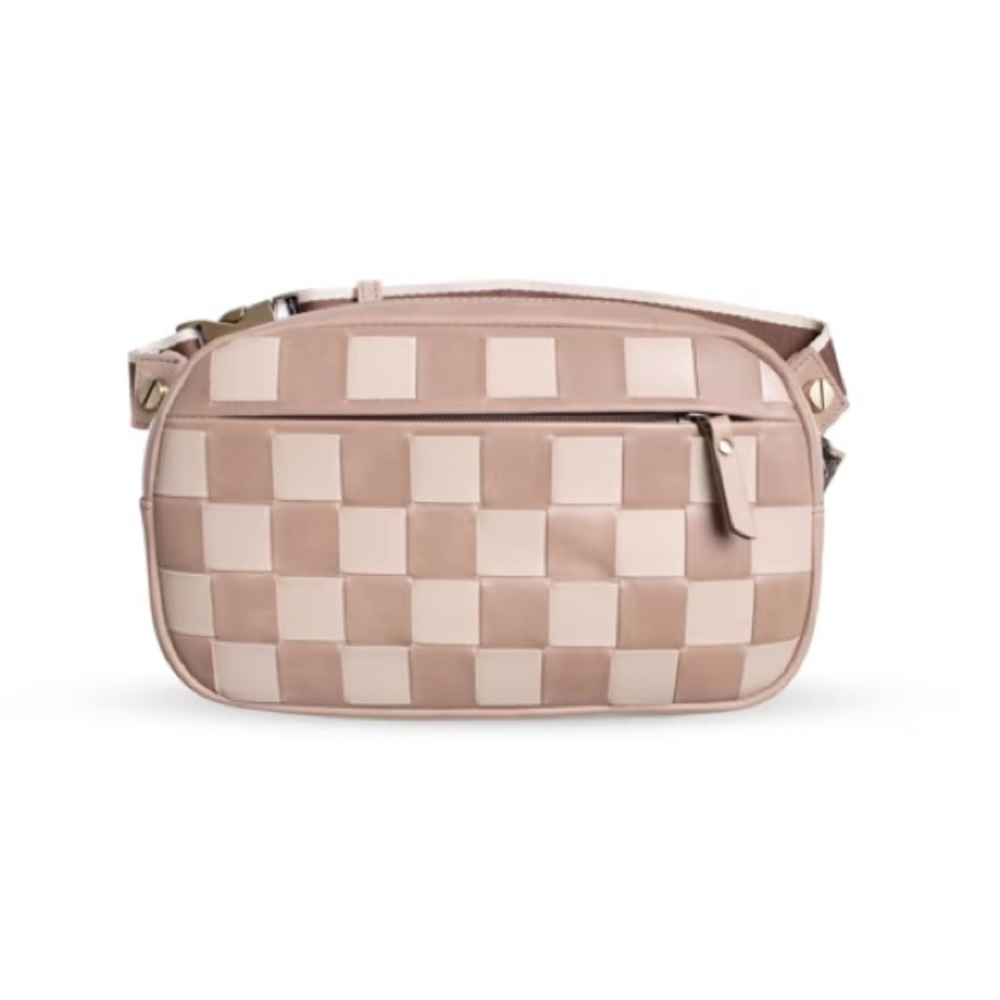 Andar Devin crema/dusk checkered crossbody